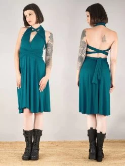 Robe Courte Infinity "Wakiza", Bleu Pétrole 8 Robe Courte Infinity "Wakiza", Bleu Pétrole -Magasin De Vêtements Pour Femmes robe courte infinity wakiza bleu petrole p image 332917 grande