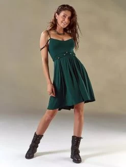 Robe Courte "Massaläa", Bleu Pétrole