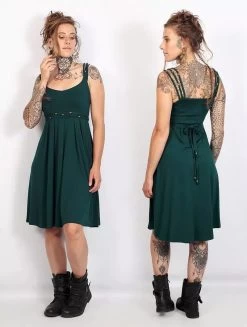 Robe Courte "Massaläa", Bleu Pétrole -Magasin De Vêtements Pour Femmes robe courte massalaa bleu petrole p image 332766 grande