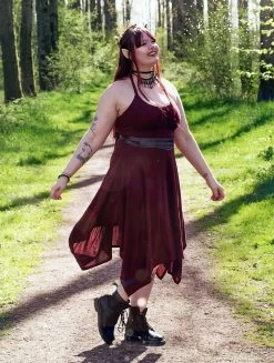 Robe Courte Patineuse "Amethyst", Bordeaux 12 Robe Courte Patineuse "Amethyst", Bordeaux -Magasin De Vêtements Pour Femmes robe courte patineuse amethyst bordeaux p image 341283 grande