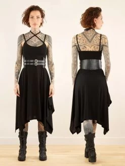 Robe Courte Patineuse "Amethyst", Noir -Magasin De Vêtements Pour Femmes robe courte patineuse amethyst noir p image 348276 grande