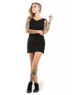 Tunique Sans Manches "Cleopatra", Noir -Magasin De Vêtements Pour Femmes robe courte sans manches cleopatra noir p image 329928 grande