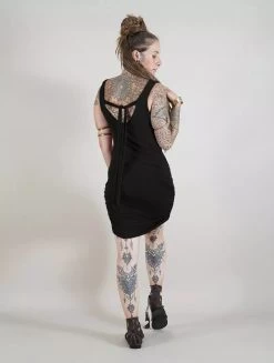 Robe Courte Sans Manches "Zelya", Noir -Magasin De Vêtements Pour Femmes robe courte sans manches zelya noir p image 320567 grande