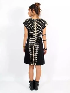 Robe "Crocodile", Noire 6 Robe "Crocodile", Noire -Magasin De Vêtements Pour Femmes robe crocodile noire p image 342122 grande