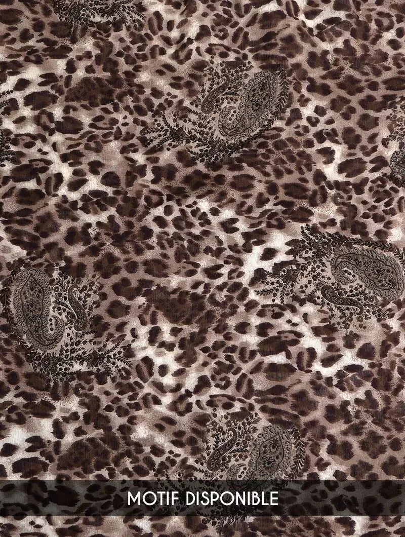 Robe "Feline", Marron 6 Robe "Feline", Marron – Image 6