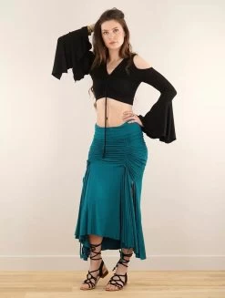 Robe Jupe "Weya", Bleu -Magasin De Vêtements Pour Femmes robe jupe weya bleu p image 347987 grande