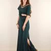 Robe Longue 3en1 Imprimée "Zalya Anazra", Bleu Pétrole