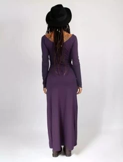 Robe Longue "Aryäa", Violet -Magasin De Vêtements Pour Femmes robe longue aryaa violet p image 326450 grande