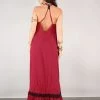 Robe Longue "Gaia", Rouge