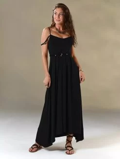Robe Longue "Massaläa", Noir