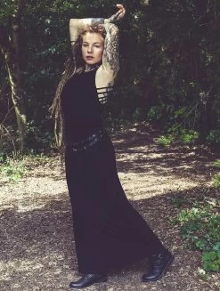 Robe Longue "Nayantara", Noir 13 Robe Longue "Nayantara", Noir -Magasin De Vêtements Pour Femmes robe longue nayantara noir p image 330843 grande