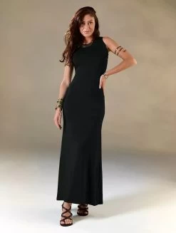 Robe Longue "Nayantara", Noir 9 Robe Longue "Nayantara", Noir -Magasin De Vêtements Pour Femmes robe longue nayantara noir p image 344660 grande