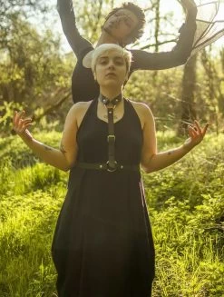 Robe Longue Sans Manches "Noéa", Noir -Magasin De Vêtements Pour Femmes robe longue sans manches noea noir p image 341279 grande