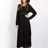 Robe Longue "Wasilah", Noir