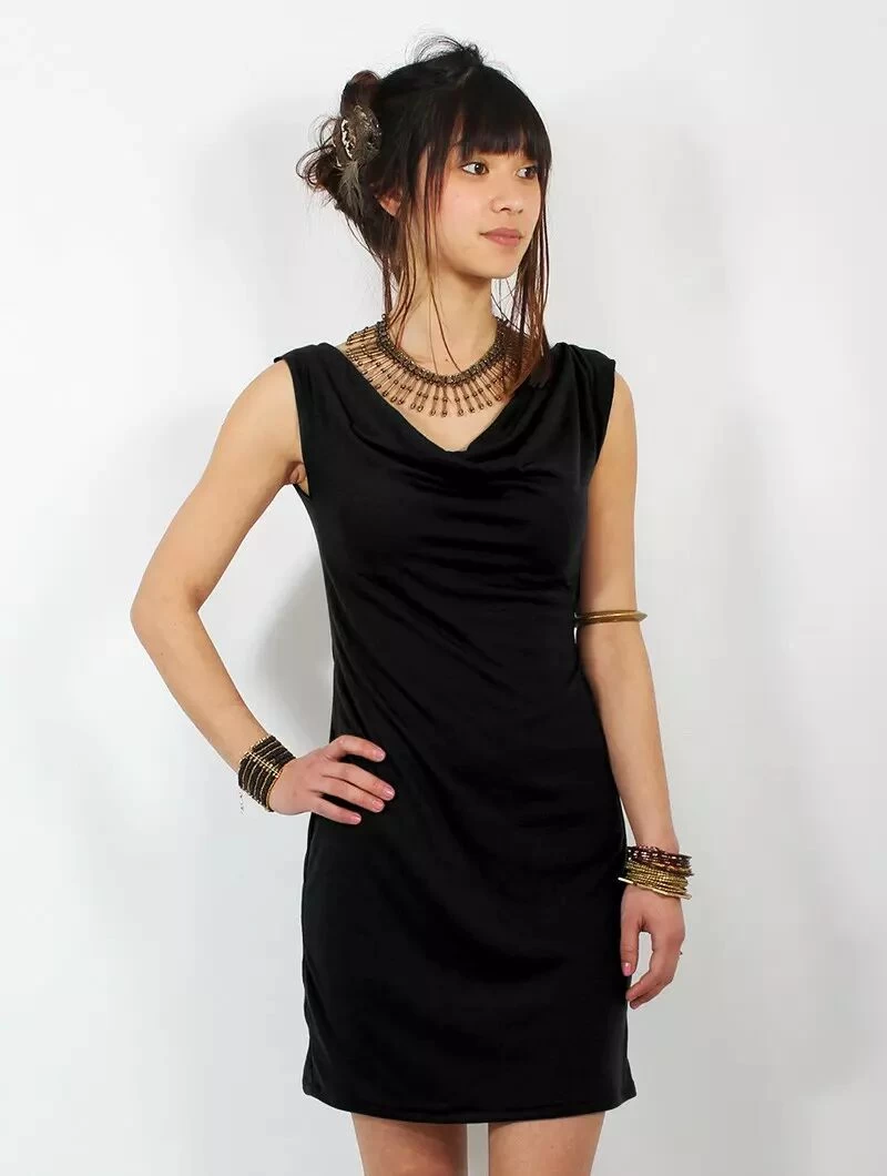 Robe "May-Lï", Noir 2 Robe "May-Lï", Noir – Image 2