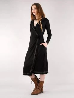 2en1 Gilet/Robe Midi à Manches Longues "Irwaen Indie", Noir 7 2en1 Gilet/Robe Midi à Manches Longues "Irwaen Indie", Noir -Magasin De Vêtements Pour Femmes robe midi a manches longues irwaen indie noir p image 334095 grande