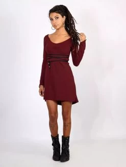 Robe "Mystic", Bordeaux -Magasin De Vêtements Pour Femmes robe mystic bordeaux p image 327845 grande