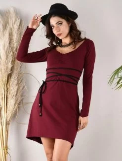 Robe "Mystic", Bordeaux