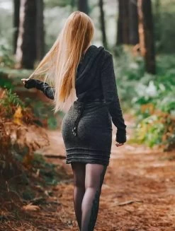 Robe Pull "Chryzalide", Gris