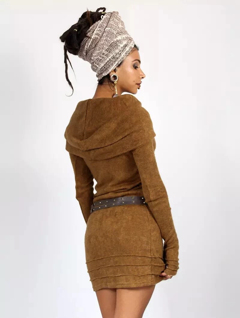 Robe Pull "Chryzalide", Rouille 6 Robe Pull "Chryzalide", Rouille – Image 6