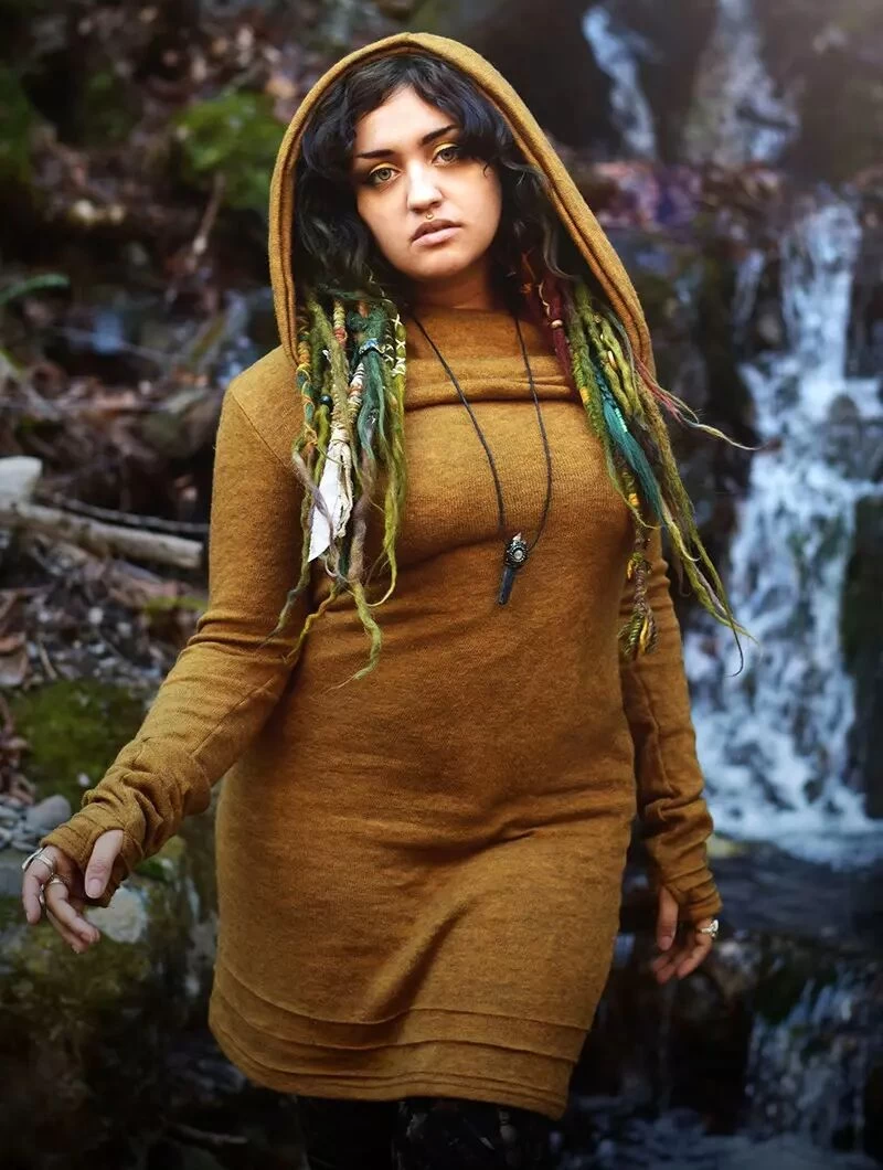 Robe Pull "Chryzalide", Rouille 7 Robe Pull "Chryzalide", Rouille – Image 7