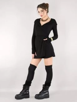 Robe Pull Portefeuille "Dark", Noir