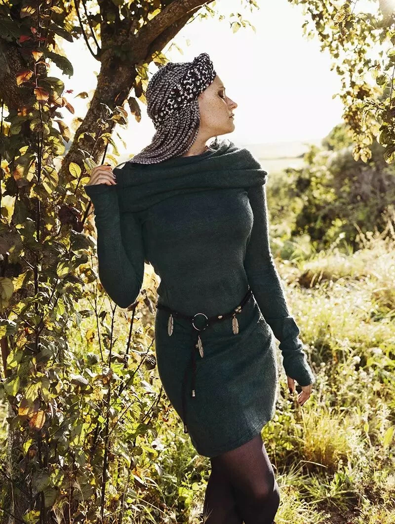 Robe Pull "Mantra", Bleu Pétrole 2 Robe Pull "Mantra", Bleu Pétrole – Image 2