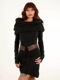 Robe Pull "Mantra", Noir -Magasin De Vêtements Pour Femmes robe pull mantra noir p image 338732 grande