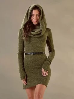 Robe Pull "Mantra", Vert Kaki 9 Robe Pull "Mantra", Vert Kaki -Magasin De Vêtements Pour Femmes robe pull mantra vert kaki p image 332436 grande