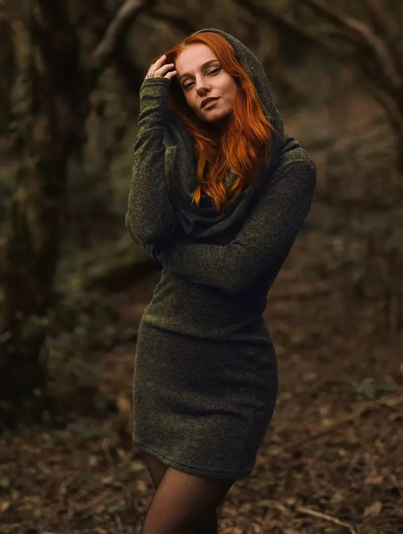 Robe Pull "Mantra", Vert Kaki 4 Robe Pull "Mantra", Vert Kaki – Image 4