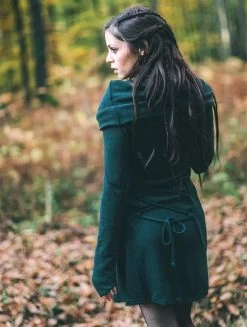 Robe Pull "Shaë", Bleu Pétrole -Magasin De Vêtements Pour Femmes robe pull shae bleu petrole p image 326398 grande