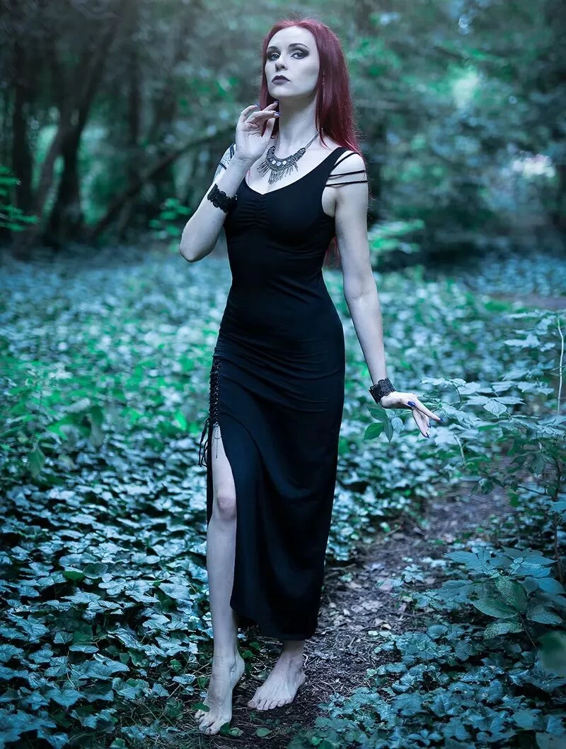 Robe Sans Manches "Aryäa", Noir 6 Robe Sans Manches "Aryäa", Noir – Image 6