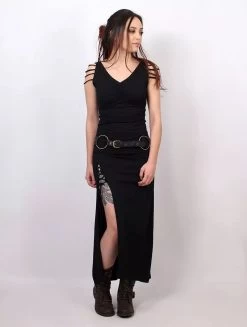 Robe Sans Manches "Aryäa", Noir