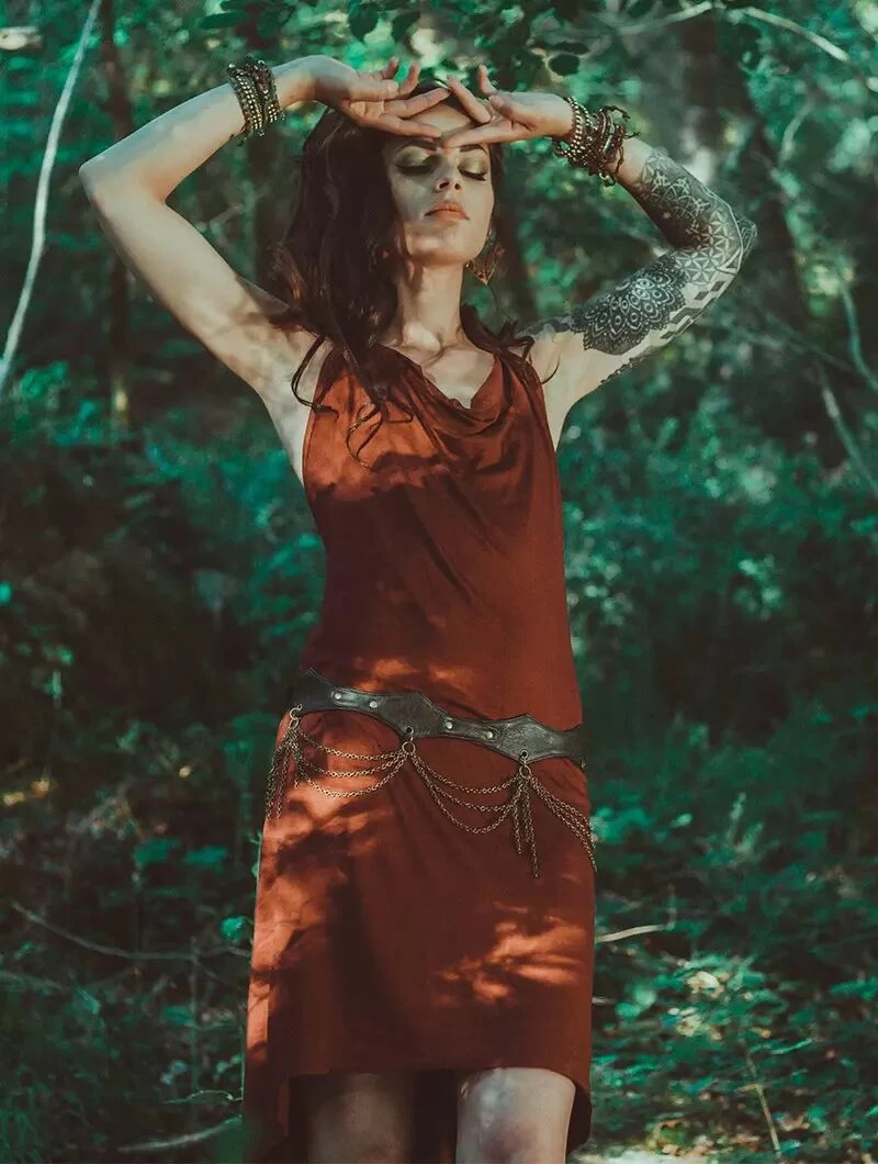 Robe "Trisha", Bordeaux 4 Robe "Trisha", Bordeaux – Image 4