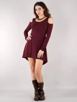 Robe Tunique "Atsuka", Bordeaux