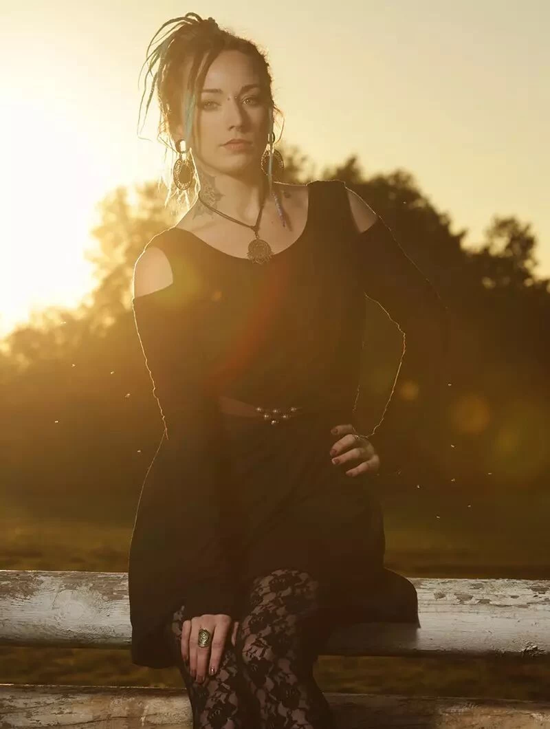 Robe Tunique "Atsuka", Noir 2 Robe Tunique "Atsuka", Noir – Image 2