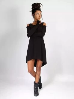 Robe Tunique "Atsuka", Noir