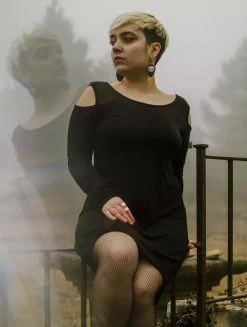 Robe Tunique "Atsuka", Noir 11 Robe Tunique "Atsuka", Noir -Magasin De Vêtements Pour Femmes robe tunique atsuka noir p image 338020 grande