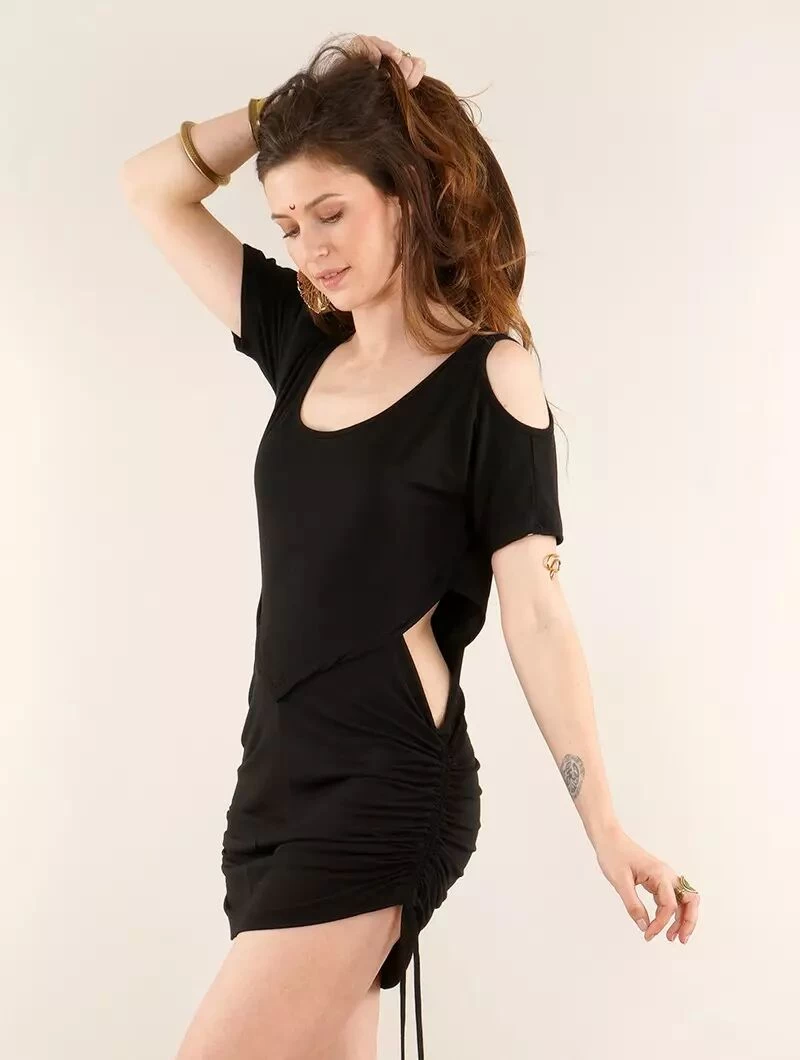 Robe-tunique "Laality", Noir 1 Robe-tunique "Laality", Noir