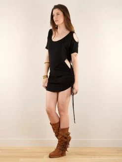 Robe-tunique "Laality", Noir 10 Robe-tunique "Laality", Noir -Magasin De Vêtements Pour Femmes robe tunique laality noir p image 348085 grande