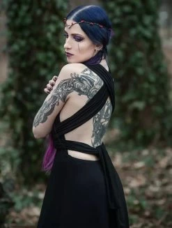 Robe Longue Infinity "Wakiza", Noir -Magasin De Vêtements Pour Femmes robe wakiza noir p image 329720 grande