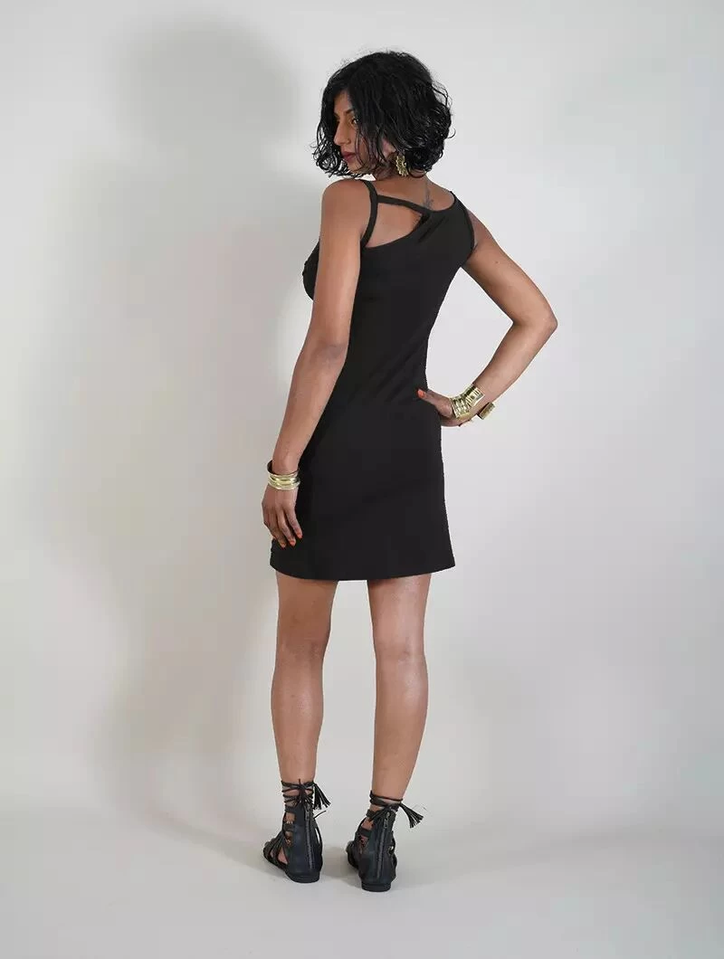 Robe Sans Manches "Zulu", Noir 3 Robe Sans Manches "Zulu", Noir – Image 3