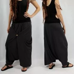 Sarouel Unisexe "Anju", Gris Foncé