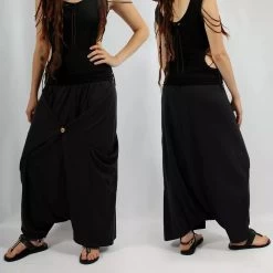 Sarouel Unisexe "Anju", Noir