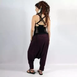 Sarouel Unisexe "Banilo", Prune 5 Sarouel Unisexe "Banilo", Prune -Magasin De Vêtements Pour Femmes sarouel i ewer banilo prune p image 282394 grande