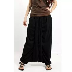 Sarouel Unisexe "Madhula", Noir