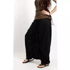 Sarouel Unisexe "Madhula", Noir -Magasin De Vêtements Pour Femmes sarouel i ewer madhula noir p image 282412 grande