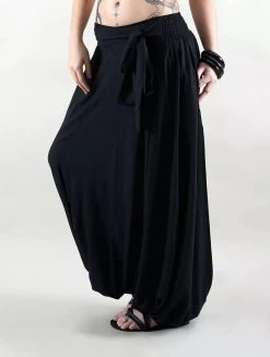 Sarouel Unisexe "Tawneeh", Noir