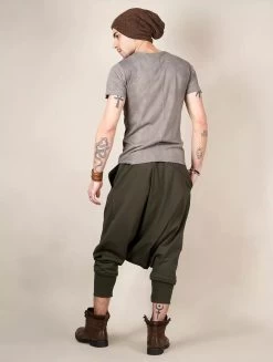 Sarouel Unisexe "Banilo", Vert Kaki -Magasin De Vêtements Pour Femmes sarouel unisexe banilo vert kaki p image 325643 grande