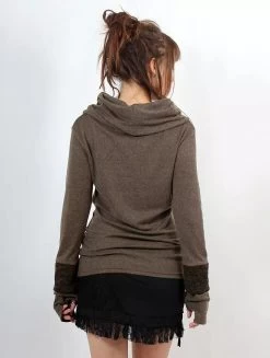 Sweat "Chayan", Taupe -Magasin De Vêtements Pour Femmes sweat chayan taupe p image 343967 grande